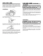 Предварительный просмотр 5 страницы Frigidaire HV2730B Instructions Manual