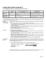 Предварительный просмотр 6 страницы Frigidaire HV2730B Instructions Manual