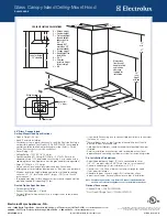 Предварительный просмотр 2 страницы Frigidaire Icon RH36PC60GS Information