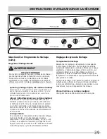 Preview for 39 page of Frigidaire Laundry Center Use & Care Manual