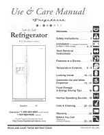 Предварительный просмотр 1 страницы Frigidaire LECR23EFE1 Use & Care Manual