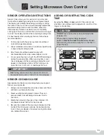 Preview for 15 page of Frigidaire LEVM30FE Use And Care Manual