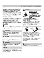 Preview for 3 page of Frigidaire LFIF3054TD Use & Care Manual