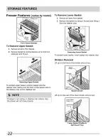 Предварительный просмотр 22 страницы Frigidaire LGHB2869LF3 Use & Care Manual