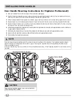 Предварительный просмотр 12 страницы Frigidaire LGHN2844ME Use & Care Manual