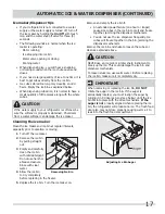 Предварительный просмотр 17 страницы Frigidaire LGUB2642LF Use & Care Manual