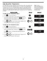 Preview for 18 page of Frigidaire LOWER OVEN Function Manual