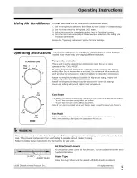 Preview for 5 page of Frigidaire LRA050XT728 Use & Care Manual