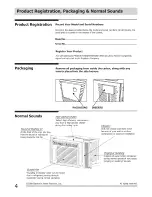 Preview for 4 page of Frigidaire LRA057XT710 Use & Care Manual