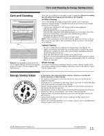 Preview for 11 page of Frigidaire LRA08PZU112 Use & Care Manual