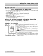 Preview for 3 page of Frigidaire LRA08PZU114 Use & Care Manual