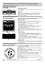 Preview for 10 page of Frigidaire LRA107BU1 Use And Care Manual