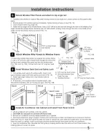 Preview for 5 page of Frigidaire LRA18HMU218 Installation Instructions Manual