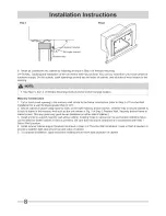 Preview for 8 page of Frigidaire LRA18HMU218 Installation Instructions Manual