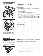 Preview for 6 page of Frigidaire ltf530fs0 Use & Care Manual