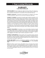 Preview for 2 page of Frigidaire Madrid VWWF-1/0307 Important Instructions & Operating Manual