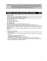 Preview for 3 page of Frigidaire MFM-6D Service Manual