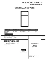 Frigidaire MRT18BSC Factory Parts Catalog preview