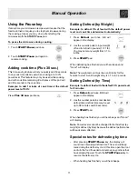 Preview for 11 page of Frigidaire MWV150K Use And Care Manual