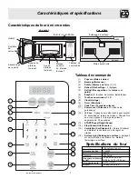 Предварительный просмотр 7 страницы Frigidaire MWV150KB - 1.5 cu. Ft. Microwave (French) Manual D’Utilisation Et D’Entretien