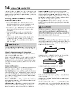 Preview for 14 page of Frigidaire PCFI3668AF Use & Care Manual