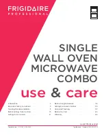 Frigidaire PCWM3080AF Use & Care Manual предпросмотр