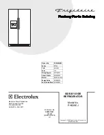 Frigidaire PHS39EJ Service Data Sheet предпросмотр