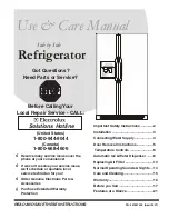 Frigidaire PHSC39EHSS Use And Care Manual предпросмотр