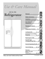 Frigidaire PHSC39EHSS0 Use & Care Manual предпросмотр