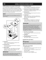 Предварительный просмотр 14 страницы Frigidaire PHSC39EJSS2 Use & Care Manual