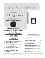 Frigidaire PHT219WHKM Use And Care Manual preview