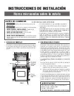 Preview for 9 page of Frigidaire PLBMV188HC - Microwave Installation Instructions Manual