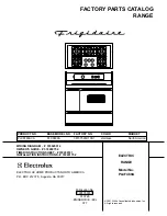 Frigidaire PLCF489A Factory Parts Catalog preview