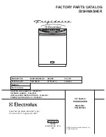 Frigidaire PLD2560LC Factory Parts Catalog предпросмотр