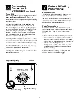 Preview for 11 page of Frigidaire PLD4460REC Use And Care Manual