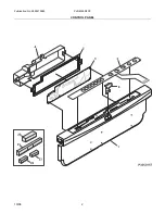 Предварительный просмотр 2 страницы Frigidaire PLD4555RFC - Full Integrated Dishwasher Factory Parts Catalog