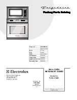 Preview for 1 page of Frigidaire PLEB27M9E Factory Parts Catalog