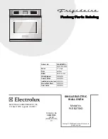 Frigidaire PLEB27S9D Factory Parts Catalog предпросмотр