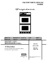 Frigidaire PLEB27T8A Factory Parts Catalog preview