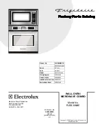 Frigidaire PLEB30M9E Factory Parts Catalog предпросмотр