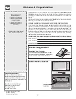 Preview for 2 page of Frigidaire PLEB30M9EC - 30 Microwave / Oven Combo SS Use & Care Manual