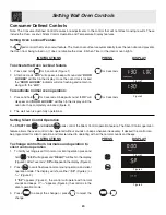 Preview for 20 page of Frigidaire PLEB30M9EC - 30 Microwave / Oven Combo SS Use & Care Manual