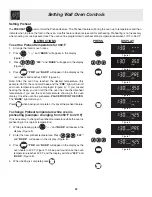 Preview for 22 page of Frigidaire PLEB30M9EC - 30 Microwave / Oven Combo SS Use & Care Manual