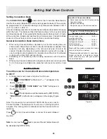 Preview for 25 page of Frigidaire PLEB30M9EC - 30 Microwave / Oven Combo SS Use & Care Manual