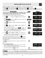 Preview for 27 page of Frigidaire PLEB30M9EC - 30 Microwave / Oven Combo SS Use & Care Manual