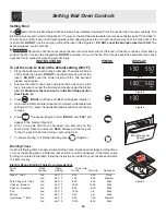 Preview for 30 page of Frigidaire PLEB30M9EC - 30 Microwave / Oven Combo SS Use & Care Manual