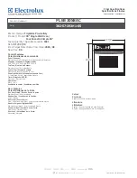 Frigidaire PLEB30S8A Specifications preview