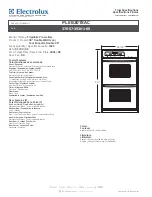 Предварительный просмотр 1 страницы Frigidaire PLEB30T8AC Specifications