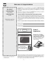 Предварительный просмотр 2 страницы Frigidaire PLEF398CCB Use & Care Manual