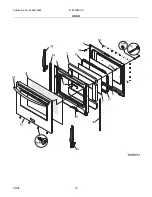 Предварительный просмотр 10 страницы Frigidaire PLEF398D Factory Parts Catalog